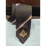 Black Masonic Tie